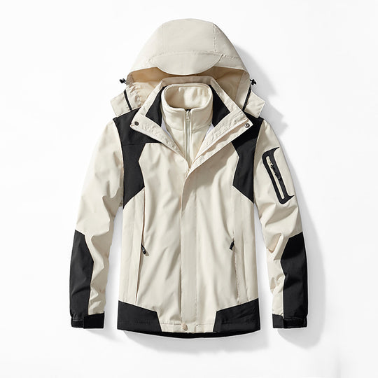 Herren atmungsaktive Outdoor-Windejacke Nord Taschen