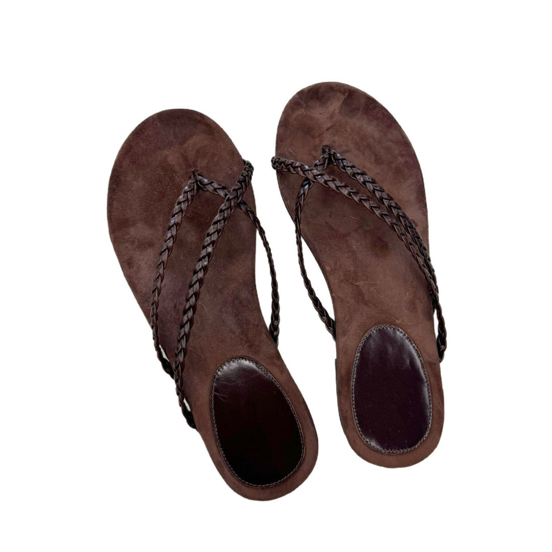 Damen Zehentrenner-Sandalen mit flexiblem Fußbett und elegantem Riemendesign