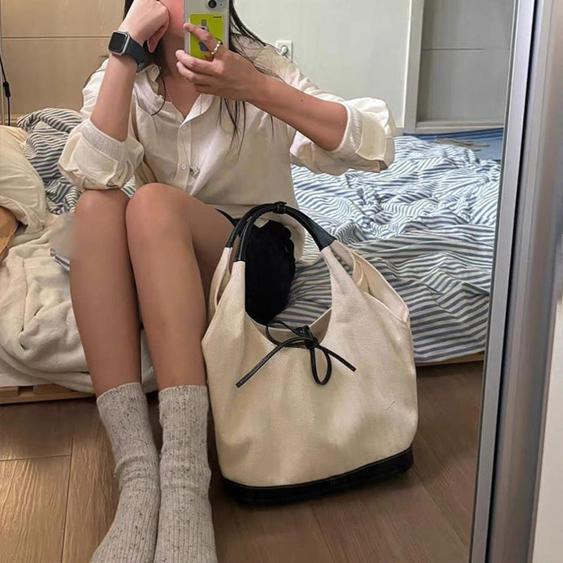 Damen Hobo-Tasche mit modischem Kordelzug und eleganter Struktur Nord Taschen