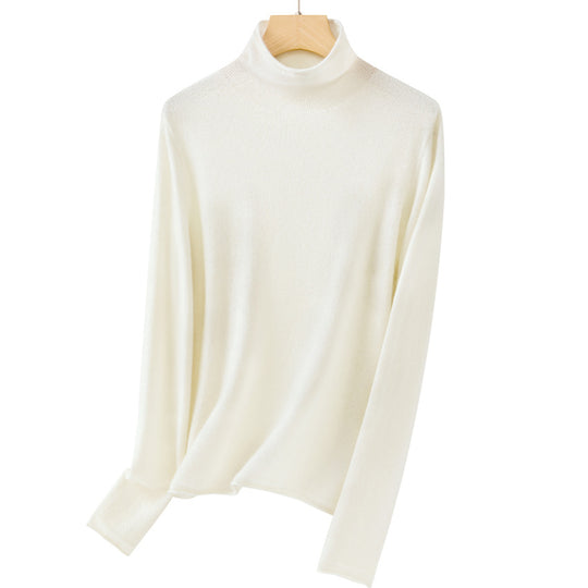 Damen Feiner Rollkragenpullover aus ultraleichtem Feinstrick mit schlanker Silhouette Nord Taschen