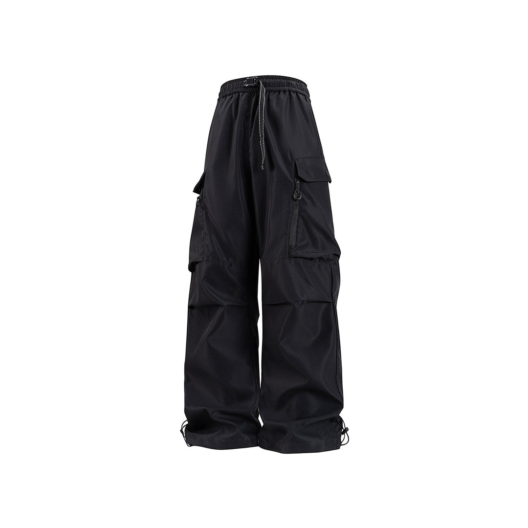 Unisex Weite technische Cargo-Hose mit Multifachtaschen, Tunnelzug und verstellbaren Beinabschlüssen Nord Taschen