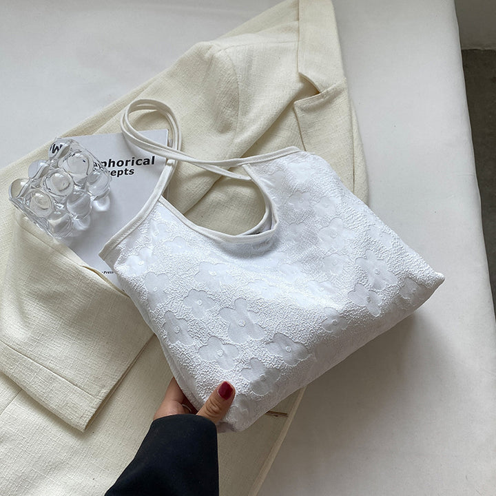 Damen stilvolle Tragetasche mit floralem Strukturdesign Nord Taschen