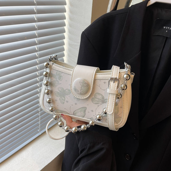 Damen elegante Umhängetasche mit floralem Design Nord Taschen