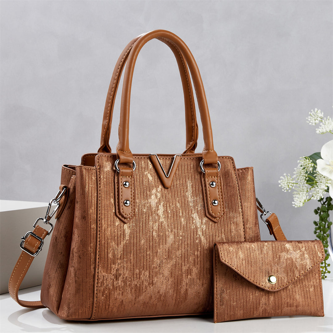 Damen elegante Handtasche mit abnehmbarem Geldbeutel Nord Taschen
