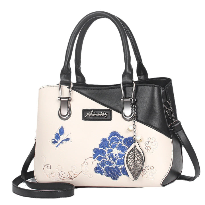 Damen hochwertige Handtasche mit floralem Design Nord Taschen