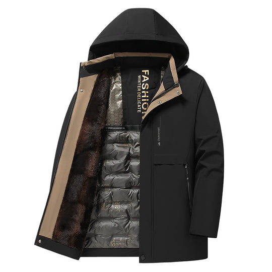 Herren Wasserabweisende Winterjacke Nord Taschen