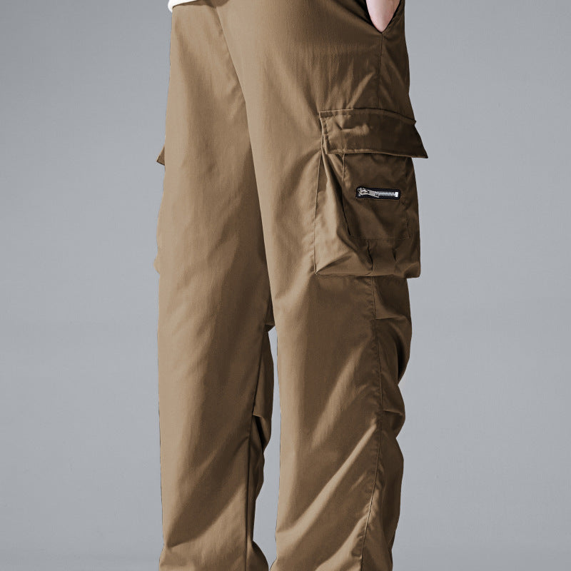 Herren Baggy‑Utility‑Cargohose mit Mehrfachtaschen, verstärkten Knieeinsätzen & Kordelbund Nord Taschen