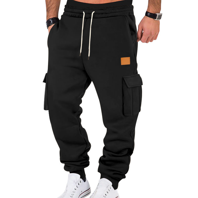 Herren Cargo-Jogginghose mit Seitentaschen und elastischem Bund