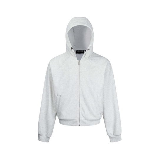 Damen Kapuzen-Sweatjacke mit Reißverschluss und Raglanärmeln Nord Taschen