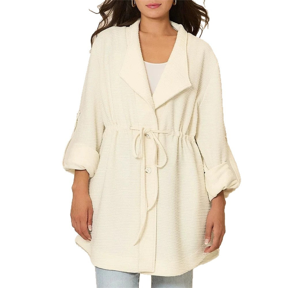 Damen Lässige und elegante Longcardigan Nord Taschen