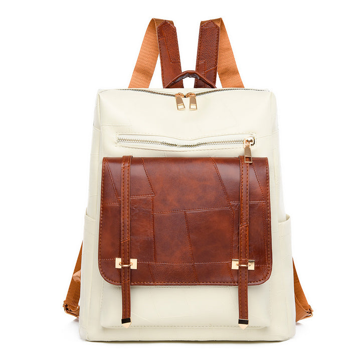 Damen eleganter Rucksack mit strukturiertem Design und goldenen Akzenten Nord Taschen