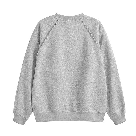 Unisex Oversize Sweatshirt mit Raglanärmeln und Rippbündchen Nord Taschen