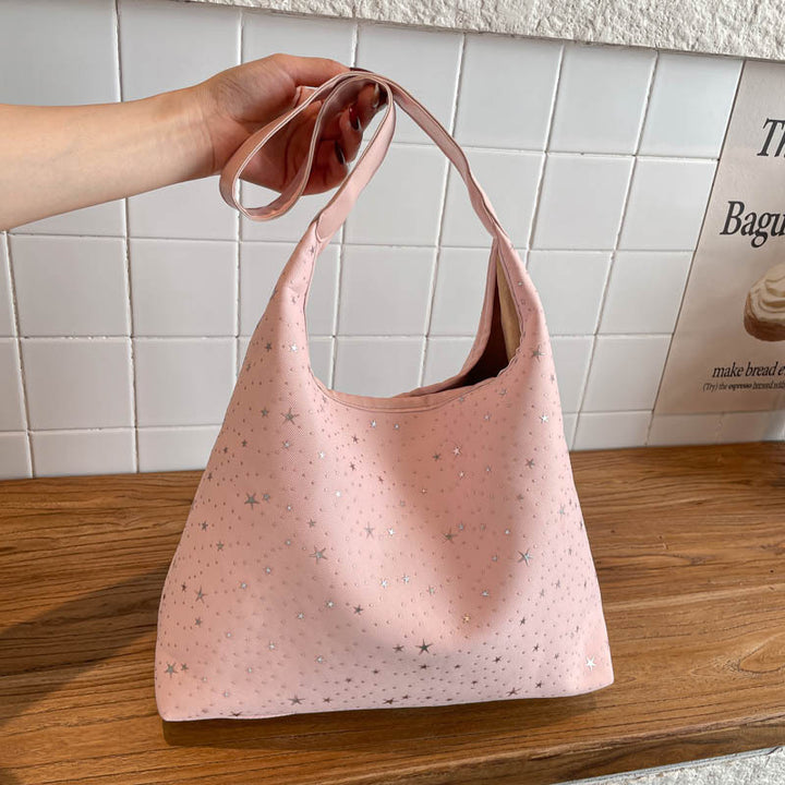 Damen Hobo-Tasche mit funkelndem Sternenmotiv Nord Taschen