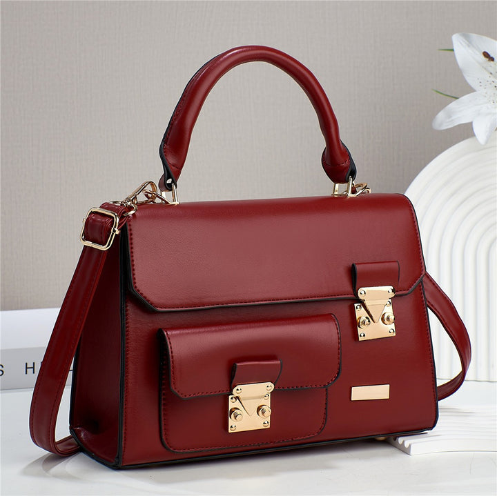 Damen elegante Handtasche mit multifunktionalem Tragegurt Nord Taschen