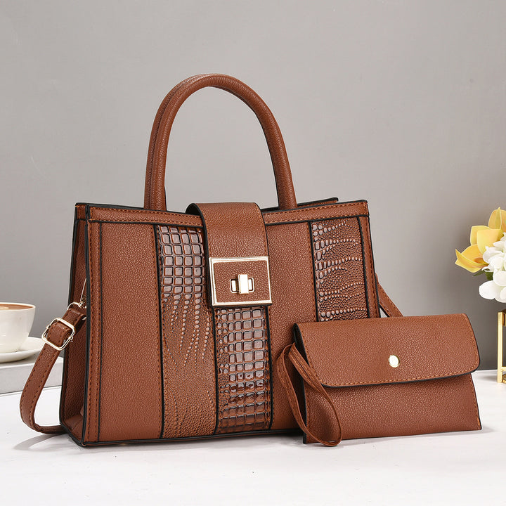 Damen elegante Handtasche mit praktischen Fächern Nord Taschen