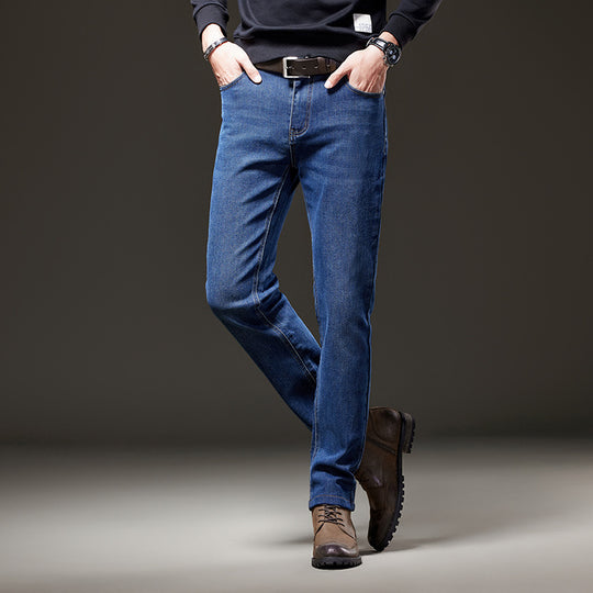 Herren Jeans im geraden Schnitt aus Stretch-Denim mit klassischem fünf‑Taschen‑Schnitt Nord Taschen