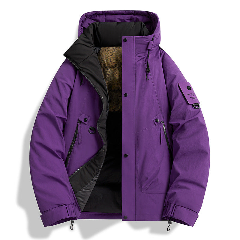 Herren Technischer Urbanparka mit Thermoisolierung und multifunktionalen Taschen Nord Taschen