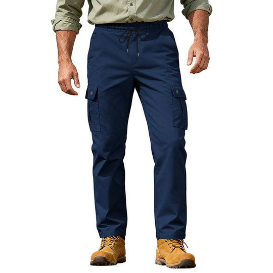 Herren Utility-Cargo-Hose mit elastischem Bund, verstellbarem Kordelzug und Mehrfachtaschen Nord Taschen