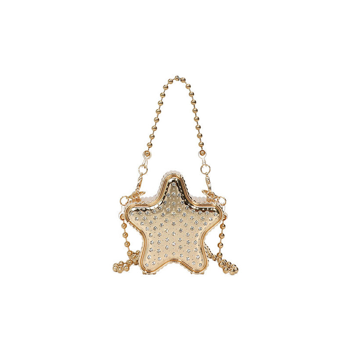 Damen glamouröse Clutch in Sterneform Nord Taschen