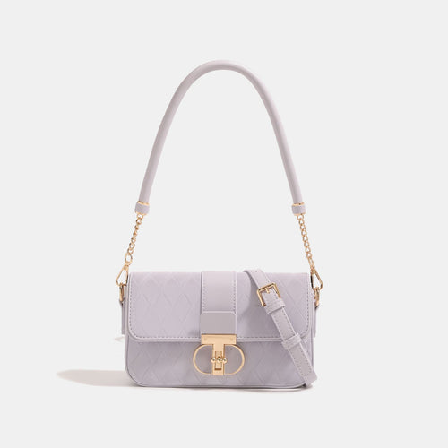 Damen Umhängetasche mit eleganter Steppung und fein gearbeiteten Metallakzenten Nord Taschen