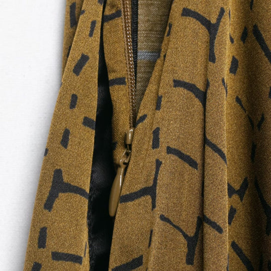 Damen Weite Palazzo-Hose mit asymmetrischem Volantsaum Nord Taschen