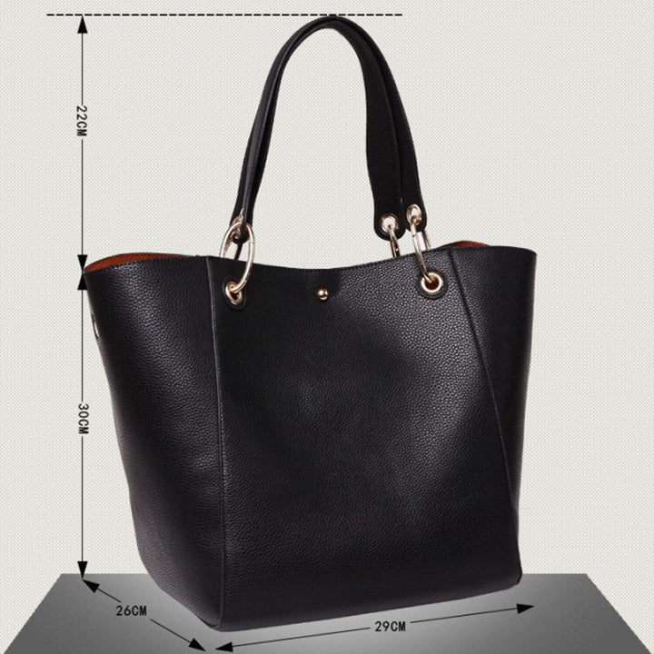 Damen geräumige Einkaufstasche mit dekorativen Details Nord Taschen