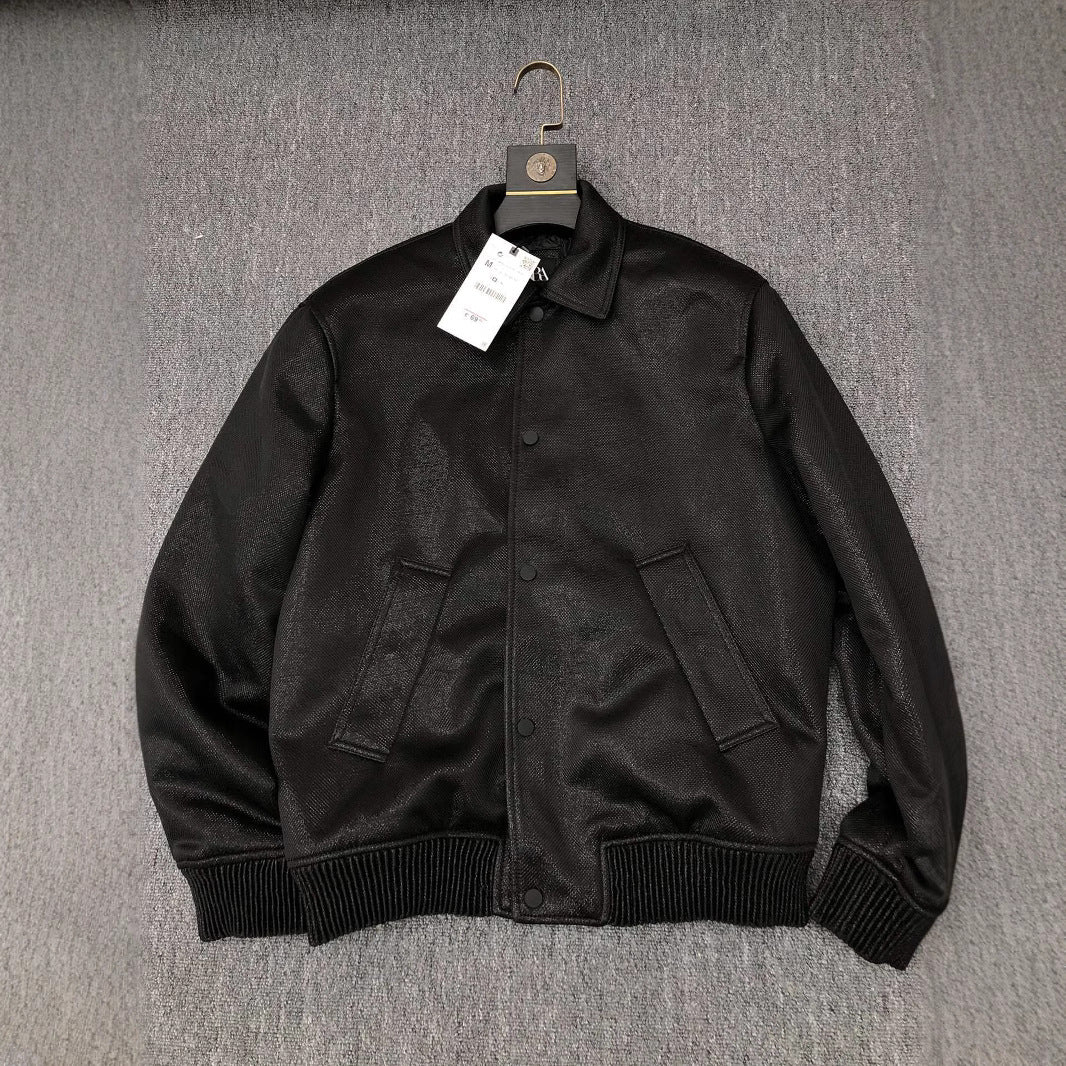 Herren Leichte Fieldjacke aus technischem Material mit aufgesetzten Pattentaschen und Stehkragen Nord Taschen