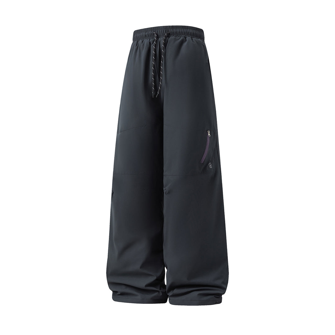 Unisex Weite wasserabweisende Outdoor-Hose mit hohem Bund und Reißverschlusstasche Nord Taschen