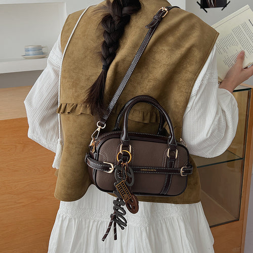 Damen Designer Umhängetasche mit abnehmbarem Schlüsselanhänger Nord Taschen