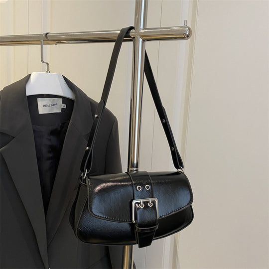 Damen Umhängetasche mit eleganter Schnallenverzierung Nord Taschen