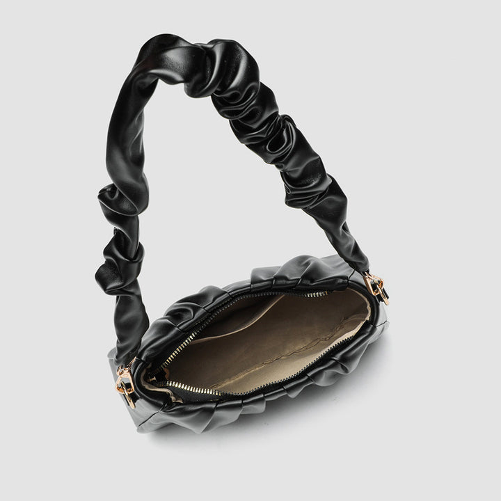 Damen Clutch mit gerafftem Design und eleganten Tragegriffen Nord Taschen