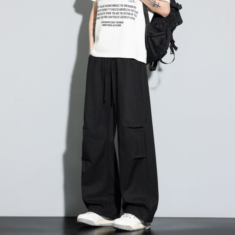 Damen Weite Lagen-Loungehose mit Cargo-Details & elastischem Tunnelzug Nord Taschen
