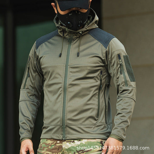 Herren funktionale Outdoor-Jacke mit isolierter Steppstruktur Nord Taschen
