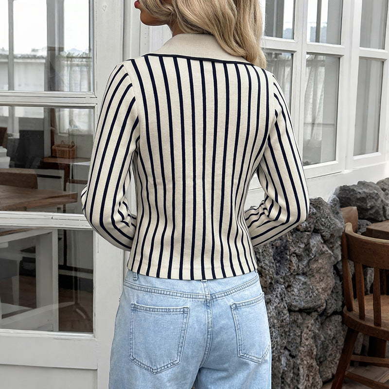 Damen Kastenförmiger Strickpullover Nord Taschen