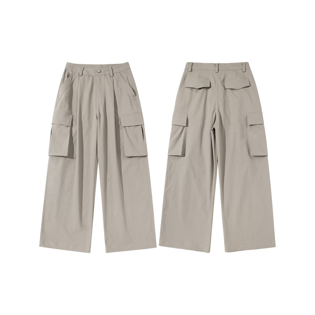 Damen Cropped-Cargo-Culotte mit hoher Leibhöhe und aufgesetzten Klappentaschen Nord Taschen