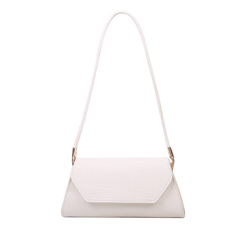 Damen elegante Schultertasche mit Krokodilprägung Nord Taschen