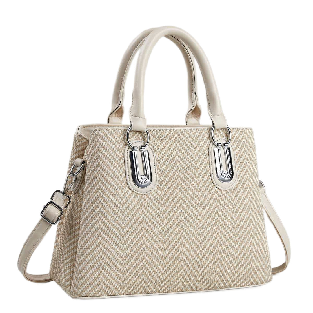 Damen Handtasche mit raffiniertem Chevron-Muster und hochwertigem Material Nord Taschen
