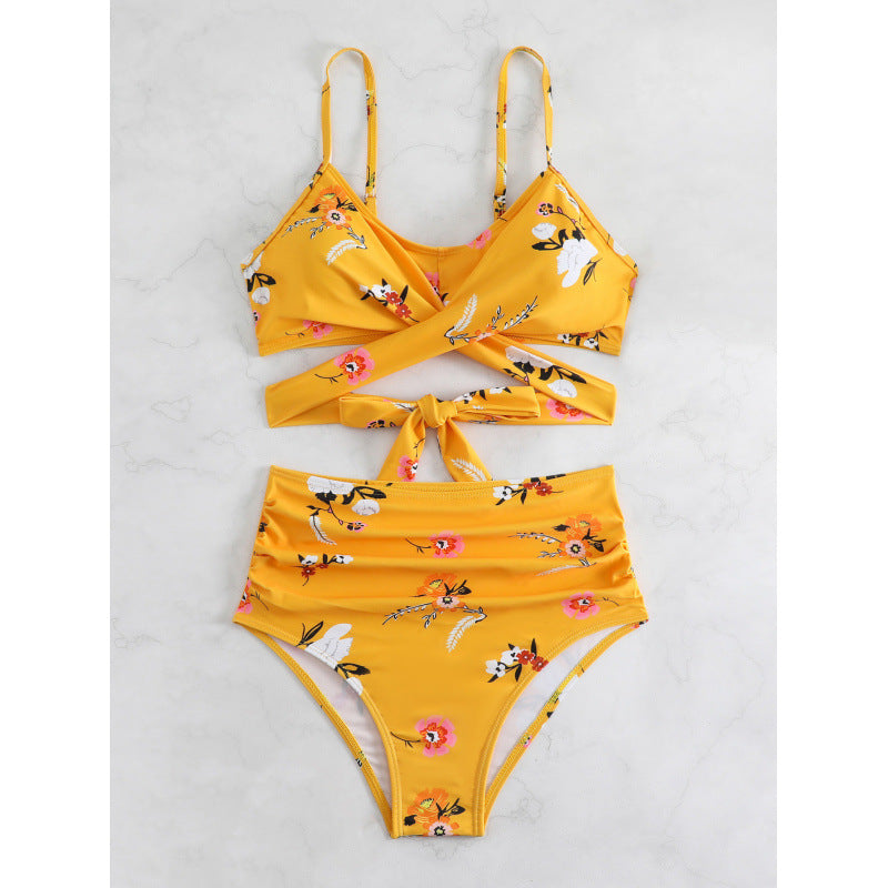 Damen Bikiniset mit hohem Bund und geknotetem Oberteil Nord Taschen