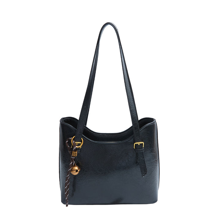 Damen elegante Umhängetasche mit charmantem Anhänger Nord Taschen