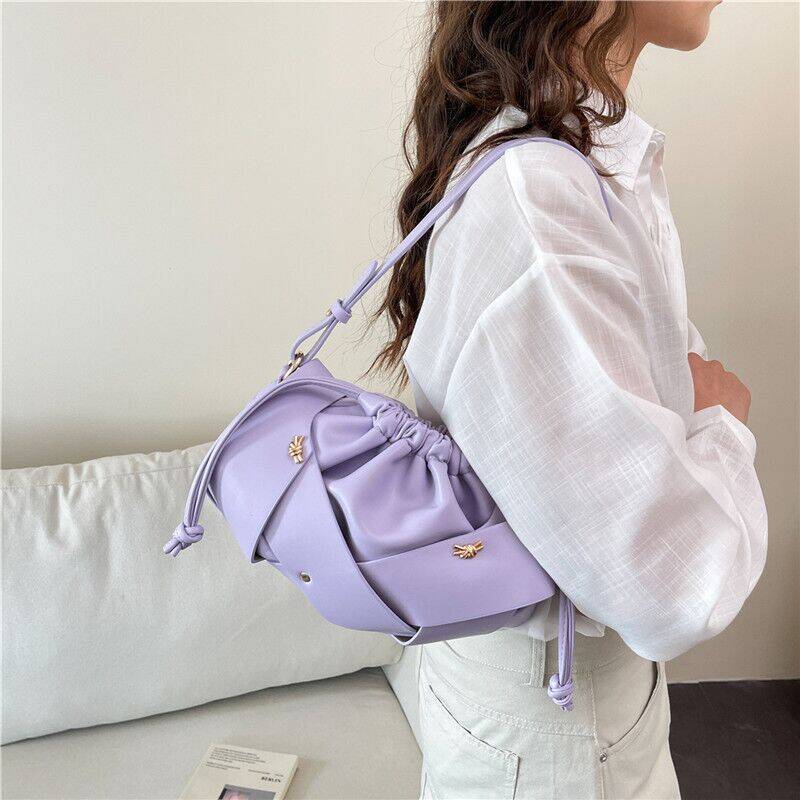 Damen Hobo-Tasche mit raffiniertem Kordelzug und eleganter Webstruktur Nord Taschen