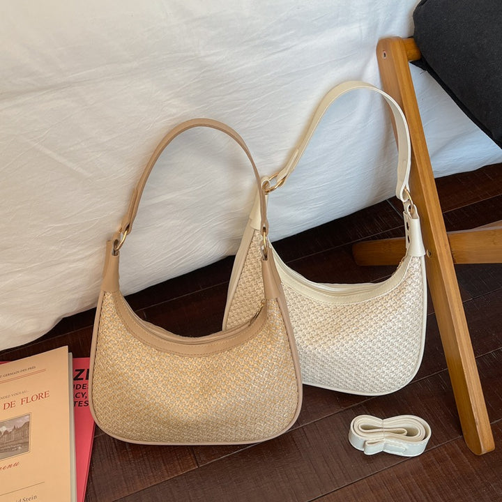 Damen Umhängetasche mit elegantem geflochtenem Design Nord Taschen
