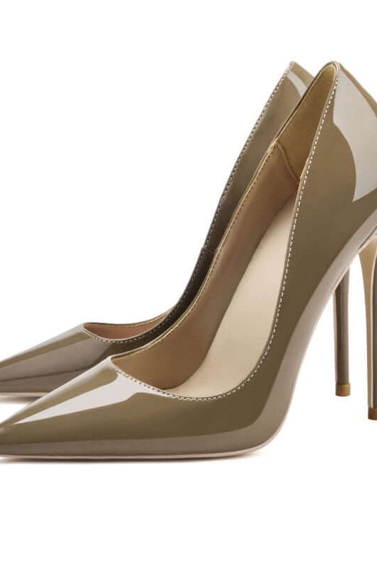 Bis Zu 12cm Spitzes Stiletto High Heel Schuhe