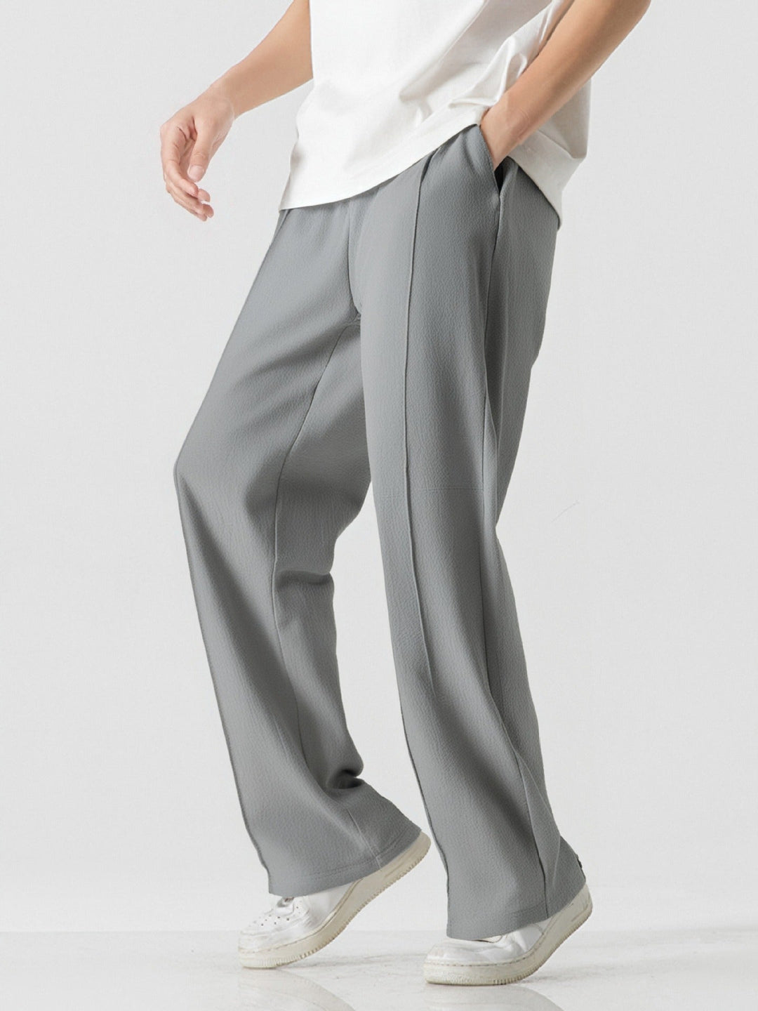 Herren Elegante, weite Freizeithose aus atmungsaktivem Gew Nord Taschene
