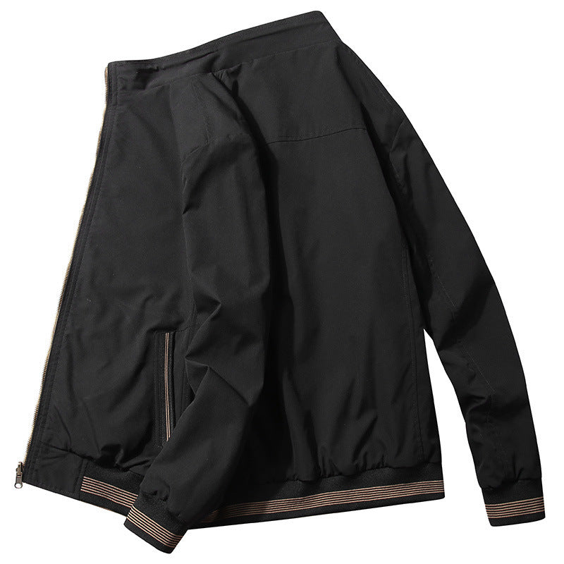 Herren Sportliche Bomberjacke mit hohen Kragen und praktischen Taschen Nord Taschen