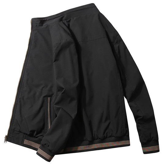Herren Sportliche Bomberjacke mit hohen Kragen und praktischen Taschen Nord Taschen