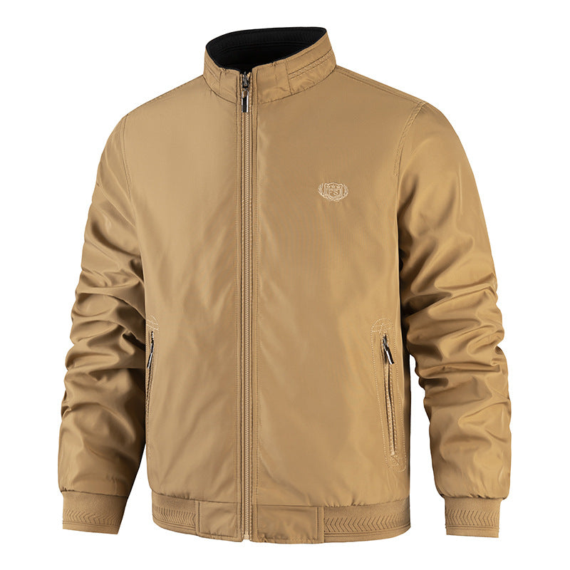 Herren Modische Übergangsjacke mit hohem Kragen und praktischen Seitentaschen Nord Taschen