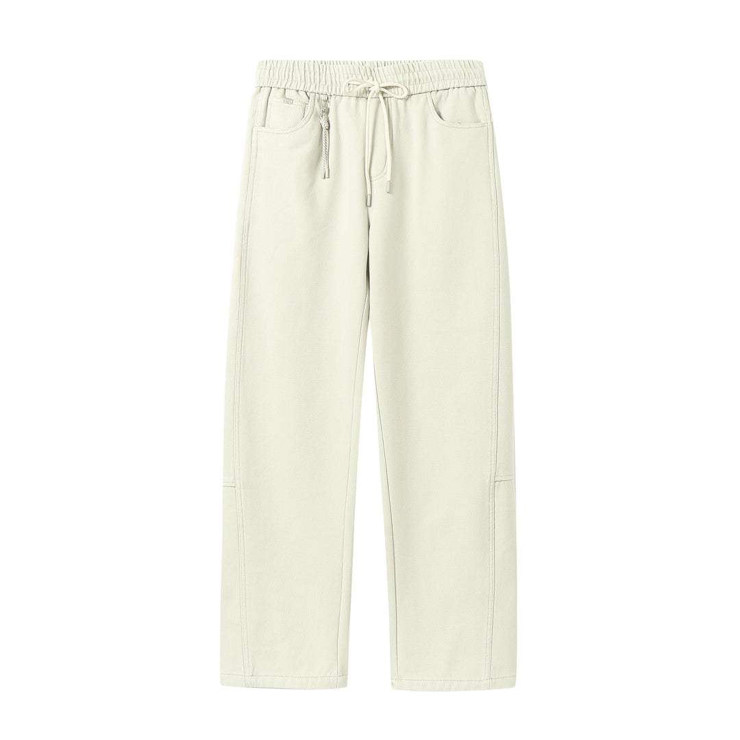Damen Locker geschnittene Sweathose mit elastischem Bund und Kordelzug Nord Taschen