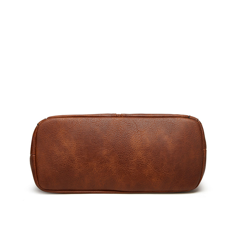 Damen Shopper-Tasche mit geräumigen Innenfächern und stilvollem Kunstleder Nord Taschen