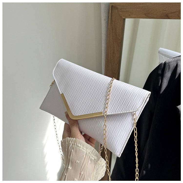 Damen elegante Clutch-Tasche mit einzigartigem Faltendesign Nord Taschen