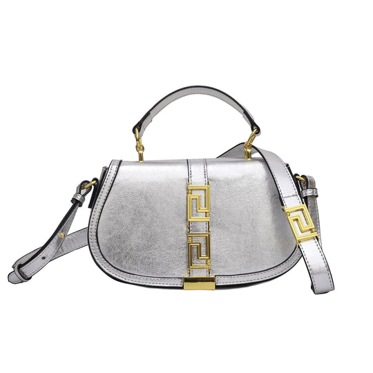Damen Umhängetasche mit eleganter Schnallenverzierung Nord Taschen